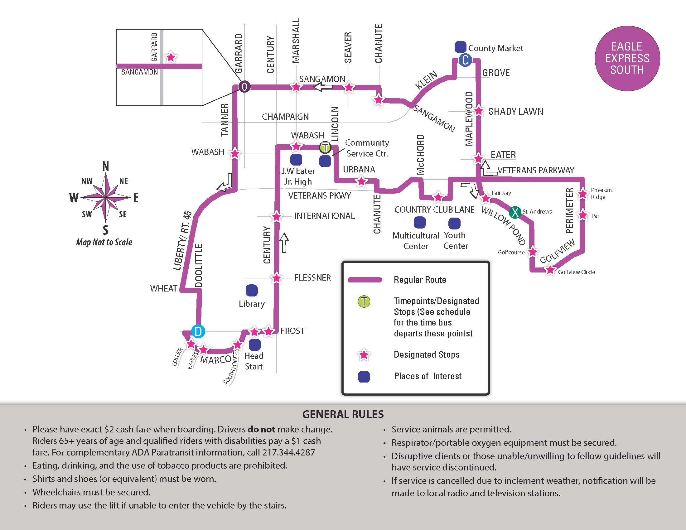 CCARTS Express Express South Schedule Map Handout (11-19-18)_Page_1
