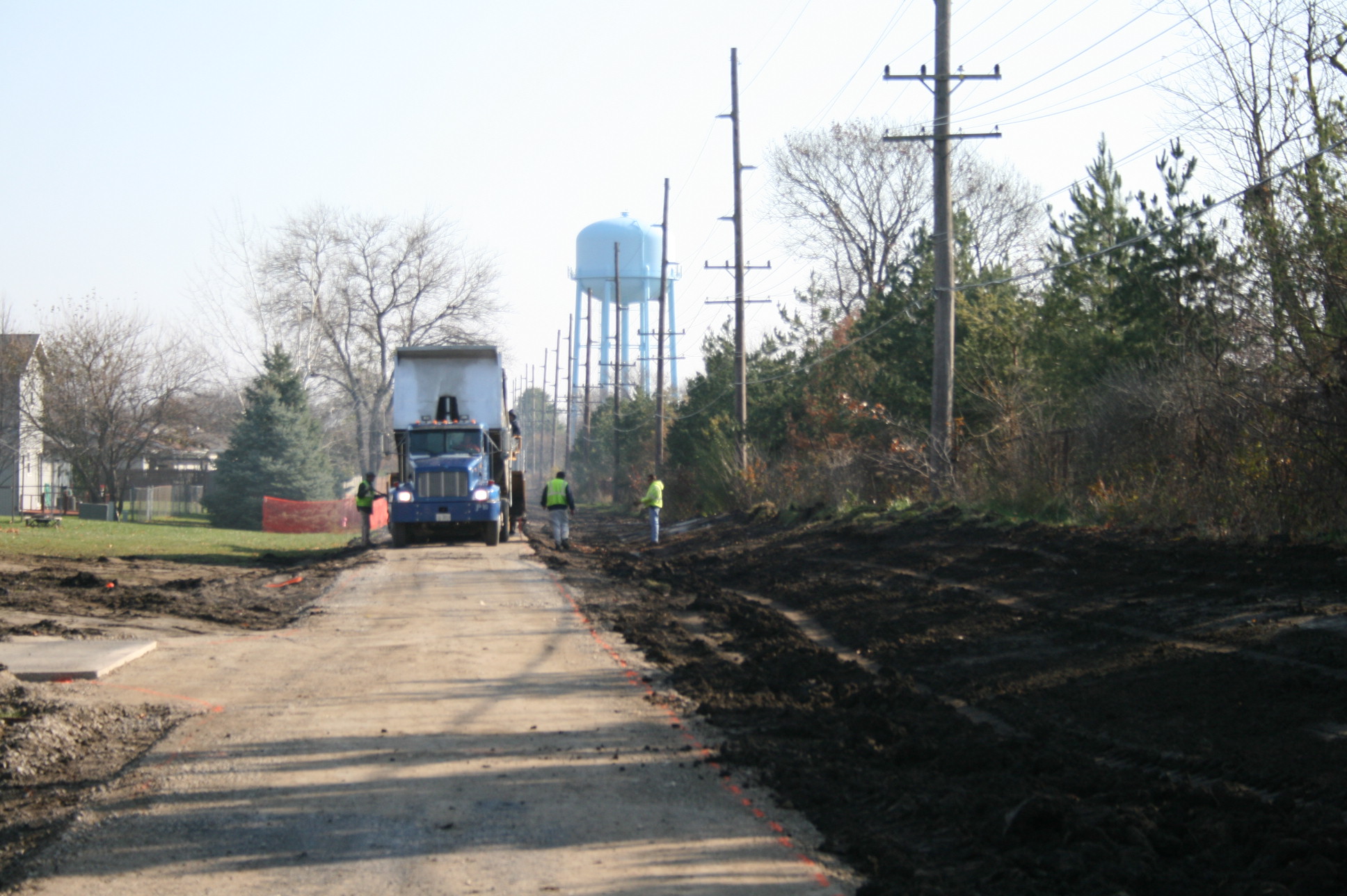 Bike Path Before Asphalt